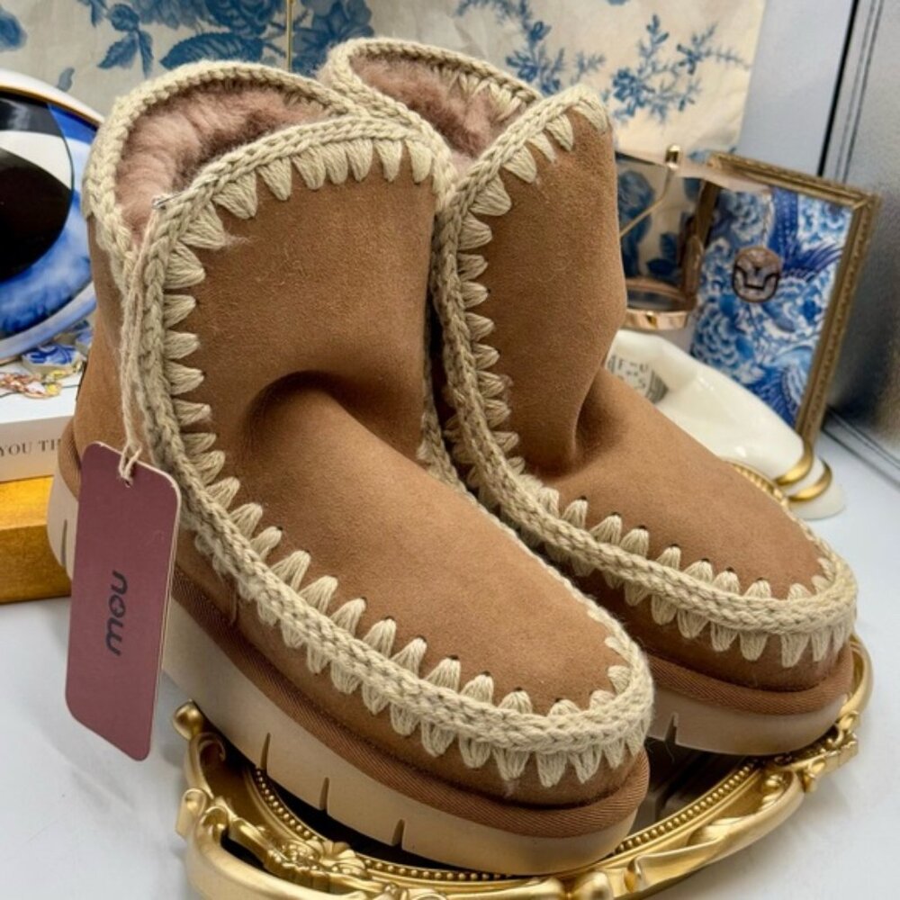 🆕 MOU 🧿 NWT WOB Cognac Eskimo 18 BOUNCE, Sz EU 37 - Picture 10 of 14